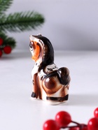 Фигурка фарфор гжель «Конь Буян», 7.5×6×3 см, цветной - Фото 5