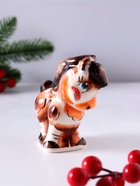 Фигурка фарфор гжель «Конь Лёша», 9×8.5×4 см, цветной - фото 6934636