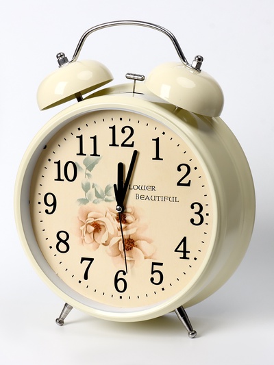 УЦЕНКА Часы - будильник настольные Beautiful, с подвесом, дискретный ход, d=20 см, 32×23 см