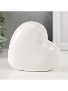 УЦЕНКА Копилка для денег «Белое сердце: Kiss me», керамика, 11×5×10.5 см - Фото 6