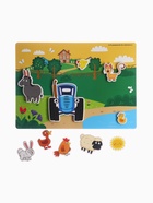 УЦЕНКА Магнитный игра «По полям, по полям!», Синий Трактор 10885679