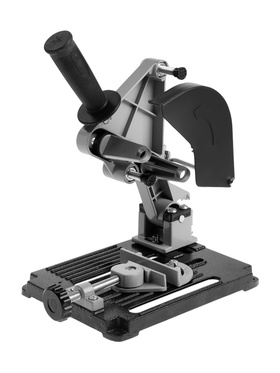 {{photo.Alt || photo.Description || 'УЦЕНКА Стойка для УШМ ТУНДРА, d=100-125 мм, угловые тиски 45°, платформа из чугуна'}}