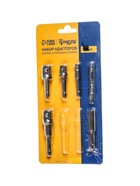 УЦЕНКА Набор адаптеров для бит и торцевых головок ТУНДРА, 1/4" 3/8" 1/2", 25 - 70 мм, 7 шт. - Фото 3