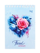 Блокнот А6, 40 листов в клетку, Floral notebook, на гребне, МИКС 10884587 - фото 14535178