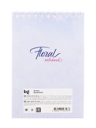 Блокнот А6, 40 листов в клетку, Floral notebook, на гребне, МИКС 10884587 - фото 14579257