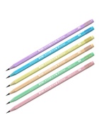 Карандаш чернографитный Berlingo Flexy Pastel HB, с ластиком, заточенный, МИКС (комплект 9 шт) - фото 39497591