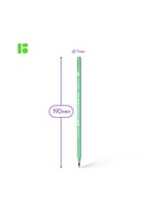 Карандаш чернографитный Berlingo Flexy Pastel HB, с ластиком, заточенный, МИКС 10884595 - фото 4419808