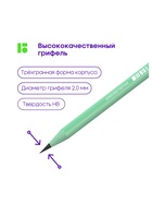 Карандаш чернографитный Berlingo Flexy Pastel HB, с ластиком, заточенный, МИКС 10884595 - фото 4419809