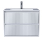 Тумба с раковиной Uperwood Next Premium 70, 2 ящика, 550×450×694 мм, цвет белый 10821777 - фото 319831312