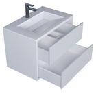 Тумба с раковиной Uperwood Next Premium 70, 2 ящика, 550×450×694 мм, цвет белый 10821777 - фото 319831313