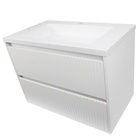 Тумба с раковиной Uperwood Next Premium 70, 2 ящика, 550×450×694 мм, цвет белый 10821777 - фото 319831305