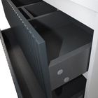 Тумба с раковиной Uperwood Next Premium 70, 2 ящика, 550×450×694 мм, цвет белый/графит 10821782 - фото 319834210