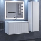 Тумба подвесная Uperwood, с раковиной Uperwood Next Premium 80, 1 ящик, цвет белый - Фото 10