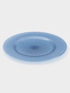 Тарелка подстановочная WY, d=33 см, стекло, голубая - Фото 3