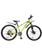 Велосипед подростковый Nameless S6100D, диаметр колёс 26", размер рамы 13.5", жёлтый неон  (артикул 10882547)  большой выбор товаров оптом и в розницу по низким ценам с доставкой