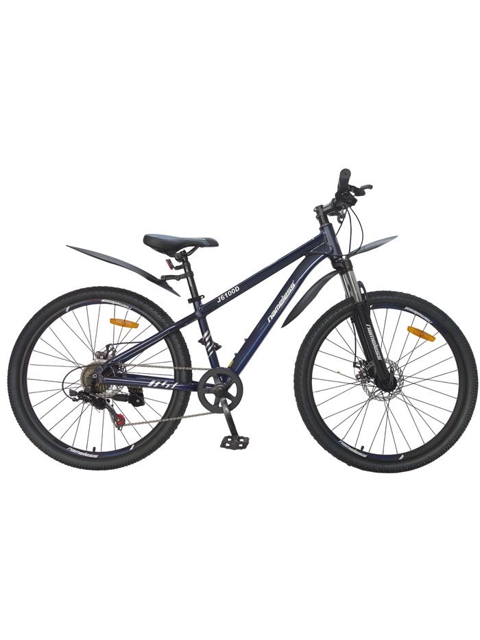 Велосипед подростковый Nameless J6100D, диаметр колёс 26", размер рамы 13.5", 7 скоростей, синий - Фото 1