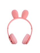 УЦЕНКА Беспроводные наушники «Зайчик», световые эффекты, складные, розовые - Фото 3