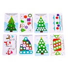 Уценка Развивающий набор «Цветные бомбошки. Новогодние задания», 20 заданий, 3+ - Фото 2