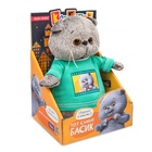 Мягкая игрушка «Кот Басик» в лонгсливе с принтом, 19 см - Фото 4