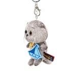 Мягкая игрушка-брелок "Басик с корабликом", 12 см АВВ-091 - фото 6154028