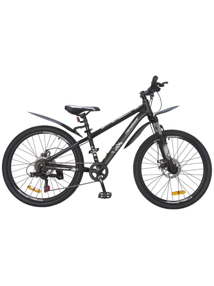 Велосипед подростковый Nameless J4200D, диаметр колёс 24", размер рамы 12.5", 7 скоростей, чёрный - Фото 1