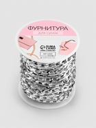 Цепочка для сумки, железная, 11×6.5 мм, 10±0.5 м, цвет серебряный 10884899 - фото 16248921