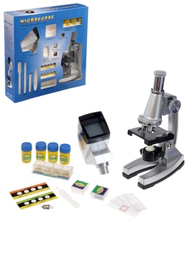 УЦЕНКА Микроскоп с проектором, кратность увеличения 50-1200х, с подсветкой, 2АА 10886313