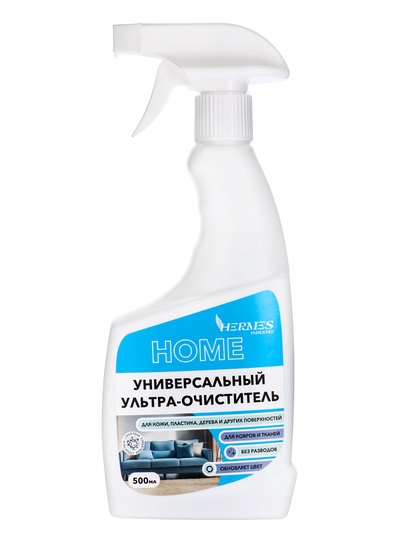 Универсальный ультра-очиститель Hermes Industry HOME для ковров и мягкой мебели, 500 мл