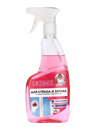 Спрей для стекол и зеркал Hermes Industry HOME с ароматом Барбариса, 500 мл