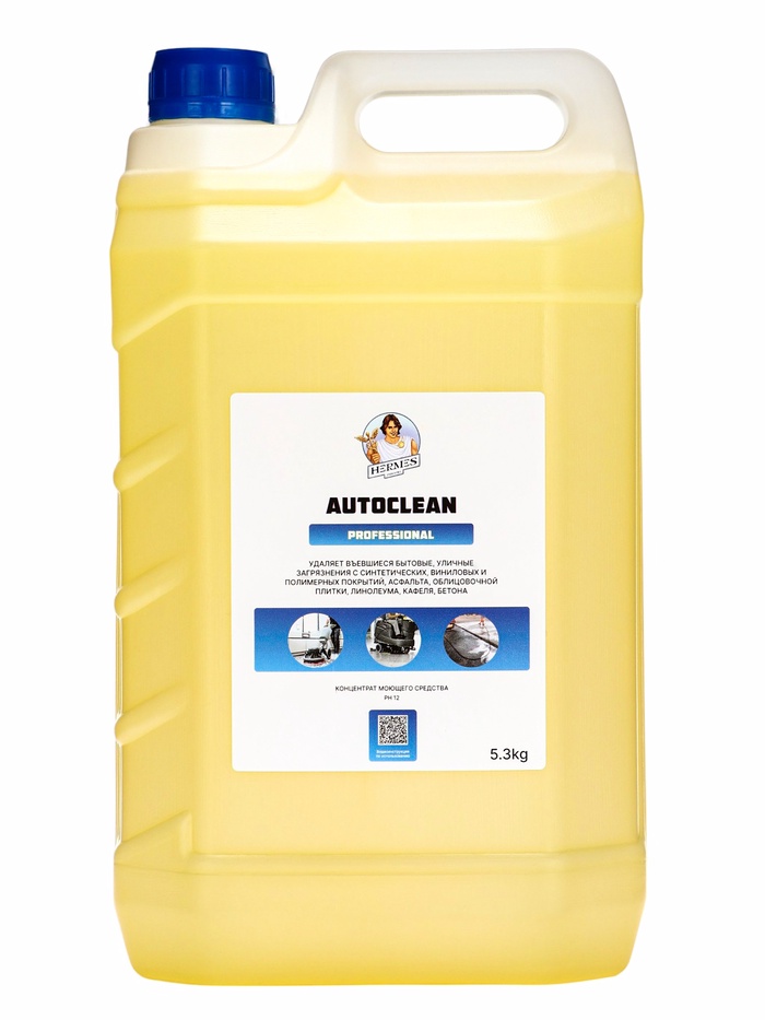 Средство для автоматической мойки пола HERMES INDUSTRY концентрат, 5.3 кг - Фото 1