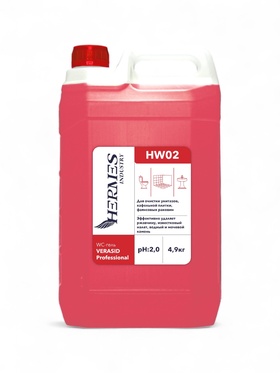 WC-гель для удаления ржавчины и известкового налета HERMES INDUSTRY Professional, 4.9 кг 10882277