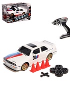 УЦЕНКА Машинка на пульте управления «Легенда Дрифта», радиоуправление, полный привод, 40 км/ч, 2 комплекта колёс, 1:16, цвет белый - Фото 1