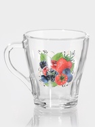 Кружка Декостек «Ягодный фреш», 250 мл, стекло, прозрачная - Фото 2