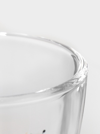 Кружка Декостек «Ягодный фреш», 250 мл, стекло, прозрачная