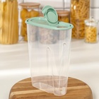 УЦЕНКА Емкость для сыпучих продуктов 2.1 л, 9×19.5×23.5 см, МИКС. нет крышки - Фото 2