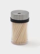 Зубочистки с металлической крышкой, набор 280 шт., бамбук - Фото 1