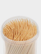 Зубочистки с металлической крышкой, набор 280 шт., бамбук - Фото 5