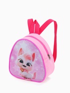 УЦЕНКА Рюкзак детский «Выбражулька» на молнии, размер 21×9×23 см, розовый - Фото 1