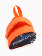 УЦЕНКА Рюкзак детский «Выбражулька» на молнии, размер 21×9×23 см, оранжевый/голубой - Фото 5