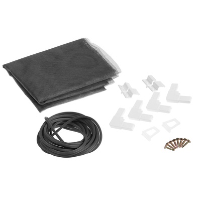 Набор для ремонта оконной москитной сетки ТУНДРА, сетка 2×1.4 м