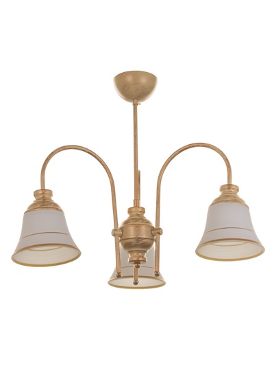 Люстра «Дэфия» 3хЕ27 40 Вт золото 57×57×40 см BayerLux