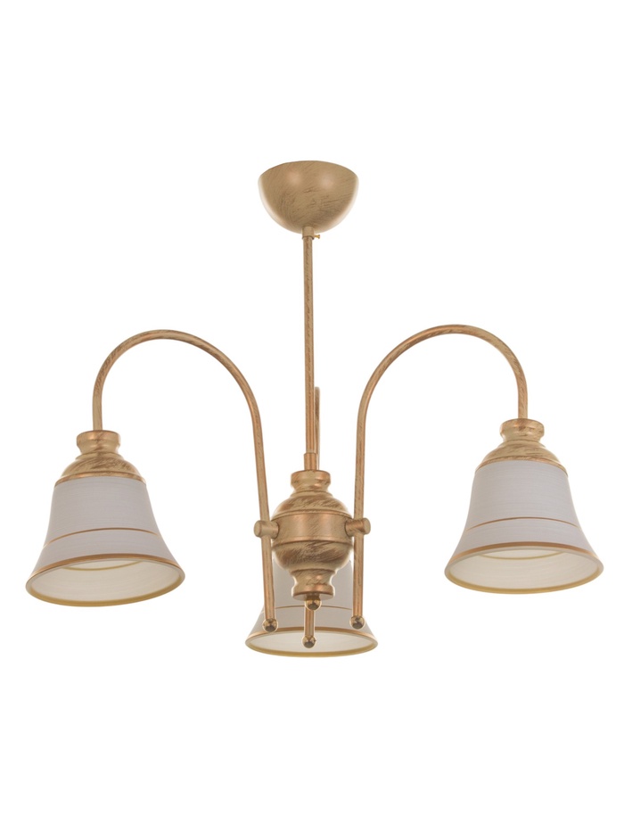 Люстра «Дэфия» 3хЕ27 40 Вт золото 57×57×40 см BayerLux - Фото 1