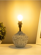 Основание для настольной лампы "Алетта" Е14 40Вт бело-черный 20х20х36 см RISALUX - фото 42822608