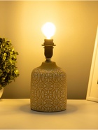 Основание для настольной лампы с абажуром "Мандилина бежевый" Е14 18х18х29 см RISALUX - фото 42822634