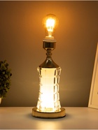 Основание для настольной лампы с подсветкой "Фейри" Е27 40Вт золото 25х25х41 см - фото 42822639