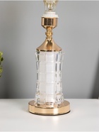 Основание для настольной лампы с подсветкой "Фейри" Е27 40Вт золото 25х25х41 см - фото 42822640