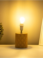 Основание для настольной лампы "Кито" 1х40Вт Е14 горчичный 13х13х25см - фото 42822649