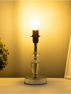 Основание для настольной лампы "Элла" Е14 40вт хром 18х18х33,5 см - фото 42822659