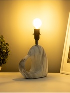 Основание для настольной лампы "Пьет" E14 40Вт белый-серый 23х23х34 см RISALUX - фото 42822664