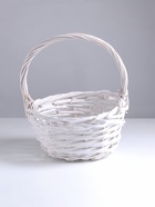 Корзина плетёная для хранения, ива, овальная, серая, набор 3 шт. - Фото 3